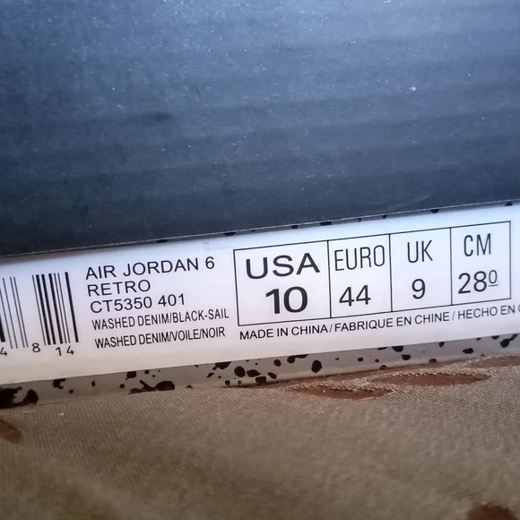 Jordan 6 pure denim - Picture 4 of 6